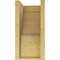 Ekena Millwork 7"W x 7"D x 14"H Wide Garner Rough Cedar Woodgrain TimberThane Corbel, Primed Tan CORUR07X07X14GARRCPR - alternate 4